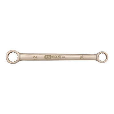 KS Tools 963.7514 - BRONCE + Doble terminó llave de anillo compensado recta 5 / 16x3 / 8"