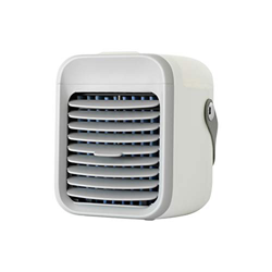 Enfriador de Aire portátil, Mini 3 en 1 Ventilador Purificador Humidificador, Ventilador de Mesa USB con batería incorporada para Oficina en el hogar  precio