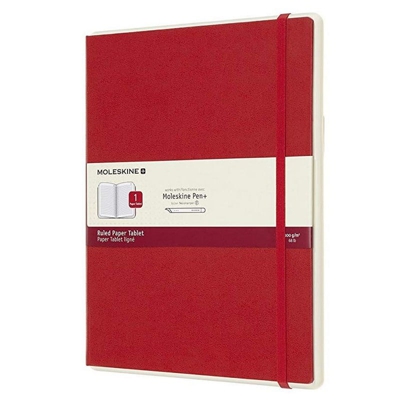 Moleskine Cuaderno Digital Extra Grande Páginas Rayadas Tapa Dura Rojo