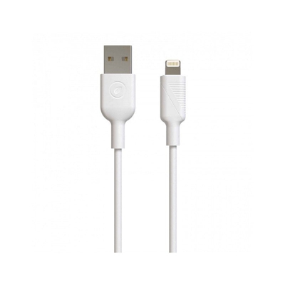 Muvit Cable USB a Lightning MFI 2.4A 1.2m Blanco