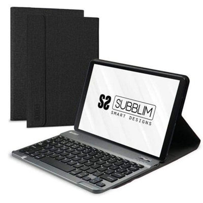 Subblim Keytab Pro Bluetooth Funda con Teclado Negra para Samsung Galaxy Tab A 10.1&quot;