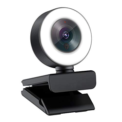 Webcam 1080P para La RetransmisióN de Videojuegos Camara Web Luz Y MicróFono Incorporados Enfoque AutomáTico para Windows 10 Videoconferencias por Sky precio