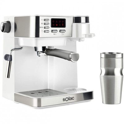 Solac Multi Stillo Cafetera Multifunción 3 en 1 Espresso/Goteo/Capuccino 20 bares