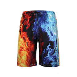 Enhome Shorts de Playa para Hombre, Shorts de baño Bañadores de Hombre Cortos Respirable Secado Rápido Verano Bañador de Surf Pantalones para Deporte  precio