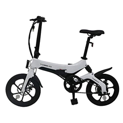 Bicicletas Eléctricas PLEGABLE 250W 25km/h 16 Pulgadas para Mujeres Hombres Bici de Montaña/Ciudad/Carretera 36V Batería Removible de Litio Pantalla L precio