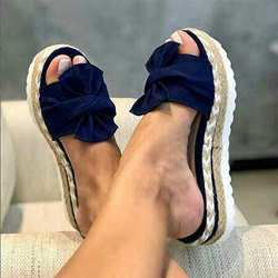 MEIZHEN Zapatilla de Plataforma con cuña para Mujer, Sandalias de Verano con Nudo en la Parte Delantera de la Playa, Sandalias Bohemia Moda Casual Oci características