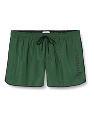 Calvin Klein Short Runner Bañador, Verde (Dark Green LC0), Large para Hombre características