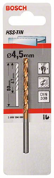 Bosch 2 608 596 696 - Brocas para metal HSS-TiN, DIN 338 (4,5 x 47 x 80 mm) precio