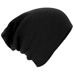 Beechfield - Gorro de punto - para hombre Negro negro Talla única en oferta