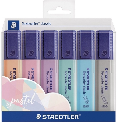 Staedtler Textsurfer Classic pastel (pack of 6)