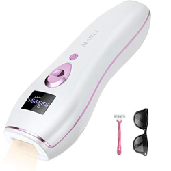 MANLI IPL Depiladora de Luz Pulsada para Mujer, 990,000 Flashes Maquina Depilacion Laser Permanente del Vello Visible en Casa para Facial, Axilas, Esp en oferta