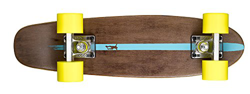 Ridge Skateboards Maple Mini Dark Dye - Longboard, Color Amarillo, Talla 22-Inch características