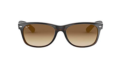 Ray-Ban New Wayfarer, Gafas de Sol Unisex adulto, Multicolor (Tortoise 710/51), 52 mm