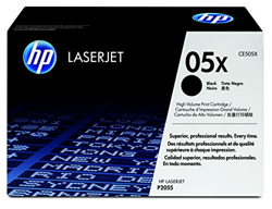 HP 05X CE505X, Negro, Cartucho Tóner de Alta Capacidad Original, de 6.500 páginas, para impresoras HP LaserJet P2035, P2055, P2030, P2050, P2055D y P2 precio