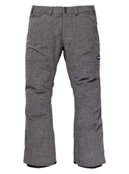 Burton - Pantalón de esquí para hombre (talla L), color gris en oferta