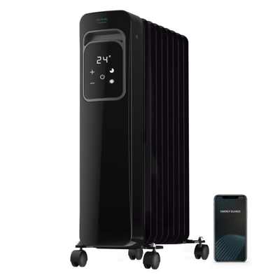 Cecotec ReadyWarm 9000 Touch Connected Black Radiador de Aceite 9 Elementos 2000W