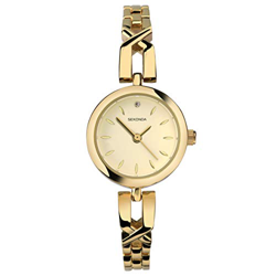 Reloj de pulsera, de Sekonda Seksy, analógico, con correa de piel y cristales de Swarovski, para mujer, modelo 2573 en oferta