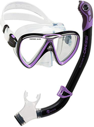 Cressi Ikarus & Orion Kits Máscara Tubo, Adultos Unisex, Transparent/Black/Lilas en oferta