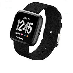 FunBand Fitbit Versa/Versa 2/Versa Lite Correa Tejida, Edición Correa de Repuesto para Mujeres Hombres de Liberación Rápida Correa para Fitbit Versa/V características