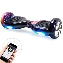 Windgoo N1 Overboard Hoverboard, 6.5 Pulgadas 250W 2WD Glyboard, Actualiza con Luz LED, Regalo para Niño Adulto (Hiptop) en oferta