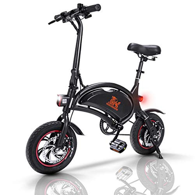 urbetter Bicicleta Electrica Plegables ebike 40-60 km de autonomía 250W Bicicletas Plegable 25 km/h, Bici Electricas Adulto con Ruedas de 12", Batería