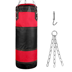 Odoland Saco de Boxeo para Niños de 2FT/ 60 cm sin Relleno Muay Thai Heavy Bag Boxing MMA Entrenamiento Físico Kick Boxing, Saco de Boxeo Pesado para  en oferta