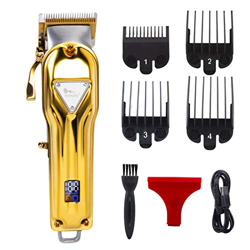 Himaly Cortapelos Profesional Hombre Electrónico Corte Pelo Profesional Máquina Cortar Pelo Recortador de Barba Cortadora de Pelo USB Recargable (Dora características