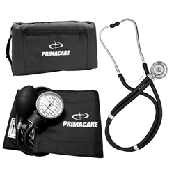 Primacare Medical Supplies DS-9181 - Tensiómetro de brazo manual, incluye estetoscopio Sprague-Rappaport, color negro en oferta