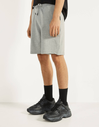 Bershka Bermuda De Felpa Hombre M Gris precio