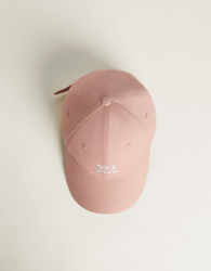 Bershka Gorra Con Bordado Mujer Rosa características