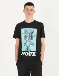 Bershka Camiseta Rick & Morty Hombre L Negro precio