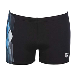 ARENA Bañador Minishort Mirrors Short, Hombre, Black/Turquoise, 85 características