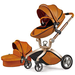 Cochecito de Bebe Hot Mom Cochecito y Sillas de paseo 2 en 1 con silla y el capazo, 2020 estilo de vida F22 - Marrón características