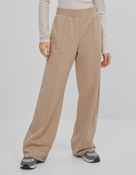 Bershka Pantalón Wide Leg Lavado Mujer M Camel características