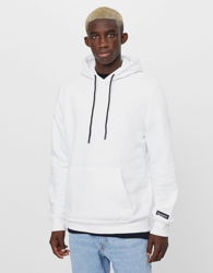 Bershka Sudadera Capucha Hombre S Blanco características