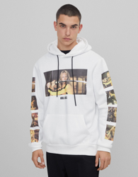 Bershka Sudadera Kill Bill Hombre M Blanco precio