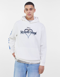 Bershka Sudadera Capucha Kingdom Hearts Hombre Xl Blanco precio