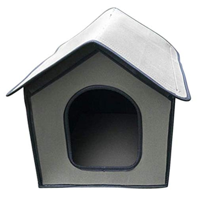 Saskate - Caseta para perros, impermeable, de EVA de alta calidad, plegable y portátil, para gatos, refugio para animales de exterior, extraíble y lav