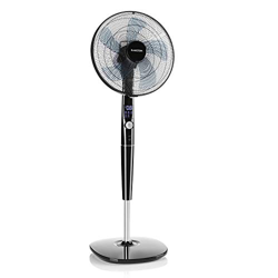 KLARSTEIN Silent Storm - Ventilador Vertical, Rotor de 5 aspas de 16" (41cm), caudal de 4.600 m³/h, 25,8 W de Potencia, Mando a Distancia, Negro precio