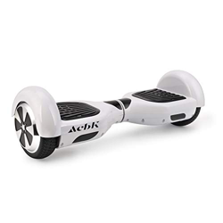 ACBK - Patinete Eléctrico Hover Autoequilibrio con Ruedas de 6.5" (Altavoces Bluetooth con Luces Led integradas), Velocidad máxima: 10-12 km/h - Auton características