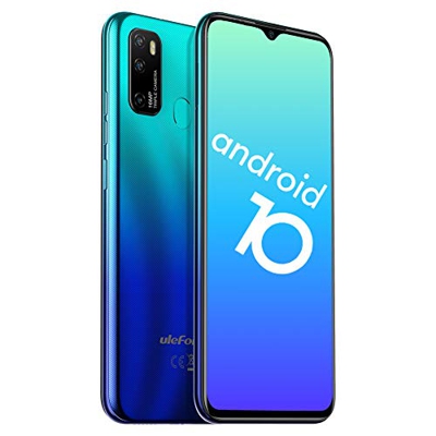 Teléfono Móvil Libres 4G, Ulefone Note 9P Android 10 Octa-Core Smartphone Libre, 6.52" HD+, 4GB + 64GB(256GB SD), Cámara Trasera Triple AI de 16MP, Ba