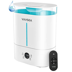 VAVSEA Humidificador ultrasónico 4L Bebé, Difusor de Aroma con alta capacidad de depósito de agua, apagado automático, Eficiente y silencioso, ideal p en oferta