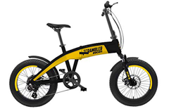 Scrambler Ducati Bike SCR-E - Bicicleta eléctrica de pedaleo asistido con Ruedas Fat Unisex Adulto, Amarillo y Negro, Talla única precio