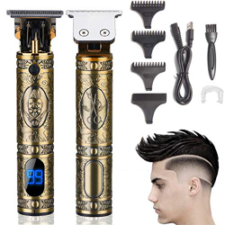 Xnuoyo Metal Máquina de Cortar Pelo Profesional Cortapelos Hombre Corte Pelo, Pantalla de Visualización Digital Máquina Cortar Pelo Inalámbrico Baterí precio