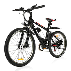 Vivi Bicicleta Eléctrica 350W, Bicicleta Eléctrica Montaña con Batería Extraíble de 36V/8Ah, Engranajes de 21 Velocidades / 25km/h/Kilometraje de Reca características