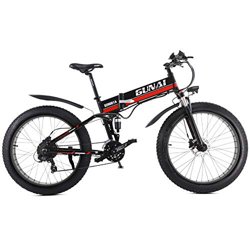 GUNAI Bicicleta eléctrica de montaña, 26" 1000W Batería 48V E-Bike Sistema de Transmisión de 21 Velocidades con Linterna con Batería de Litio Desmonta precio