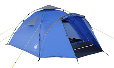 Lumaland Tienda de campaña Familiar Light Pop Up 3 Personas Camping Acampada Festival 220 x 220 x 130 cm Azul