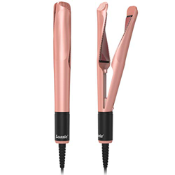 Lassie Plancha de pelo para rizar y alisar 2 en 1 iones Twistline rizador y plancha de pelo con 5 temperaturas ajustables y pantalla LCD en oferta