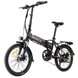 Vivi Bicicleta Eléctrica Plegable, 20 Pulgadas Bicicleta Eléctrica para Adultos, 250W Ebike con Batería Litio Extraíble de 36V 8Ah, Engranajes Profesi precio