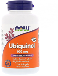 Now Foods Ubiquinol 100mg Softgels (120 pcs) precio